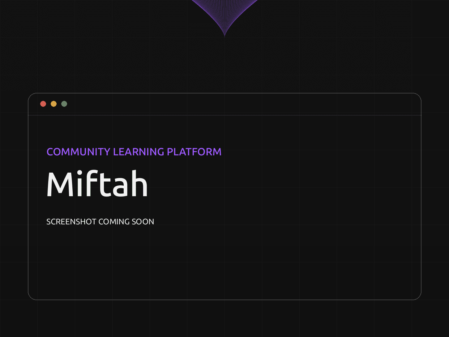 Miftah community learning platform