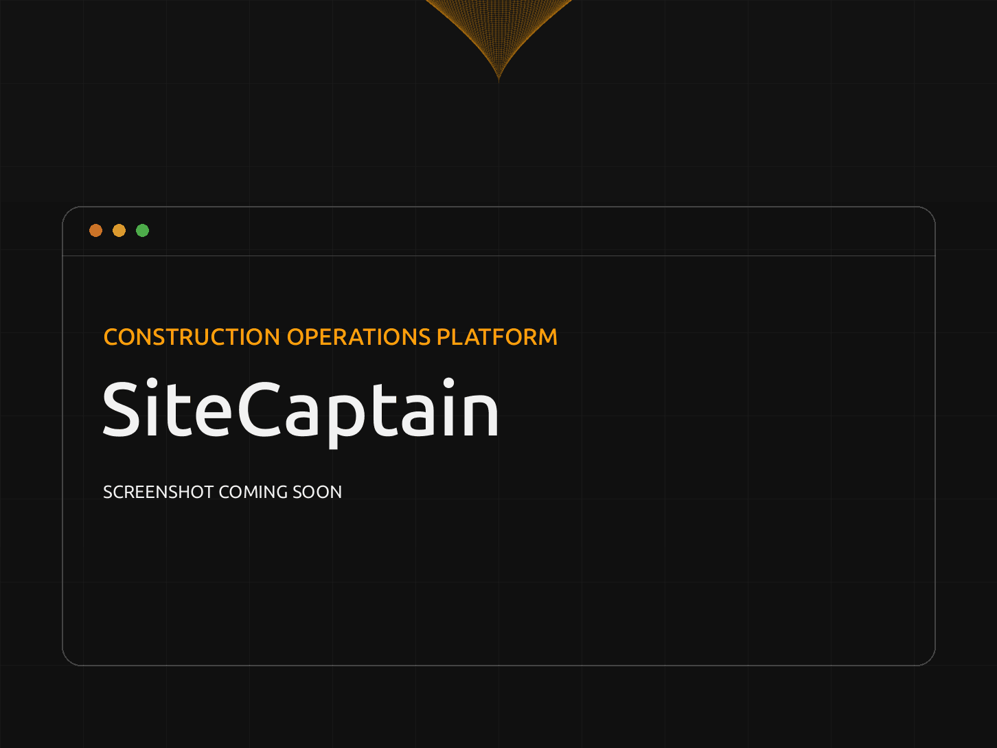 SiteCaptain construction operations platform